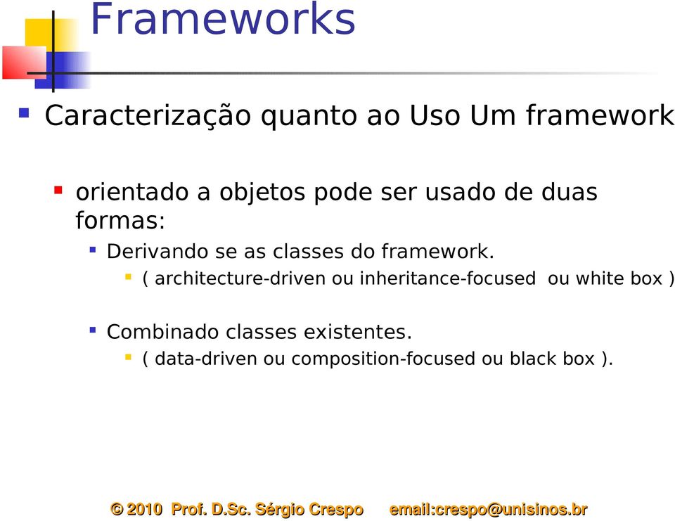 framework.