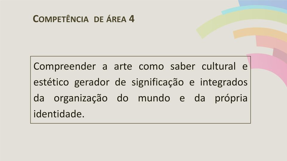 gerador de significação e integrados da