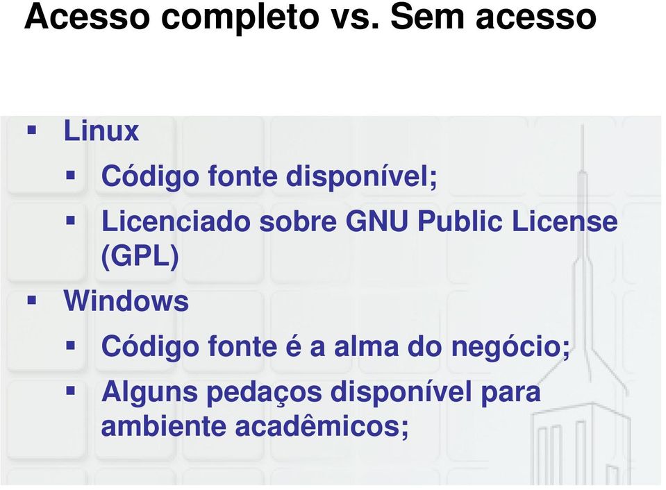 Licenciado sobre GNU Public License (GPL) Windows