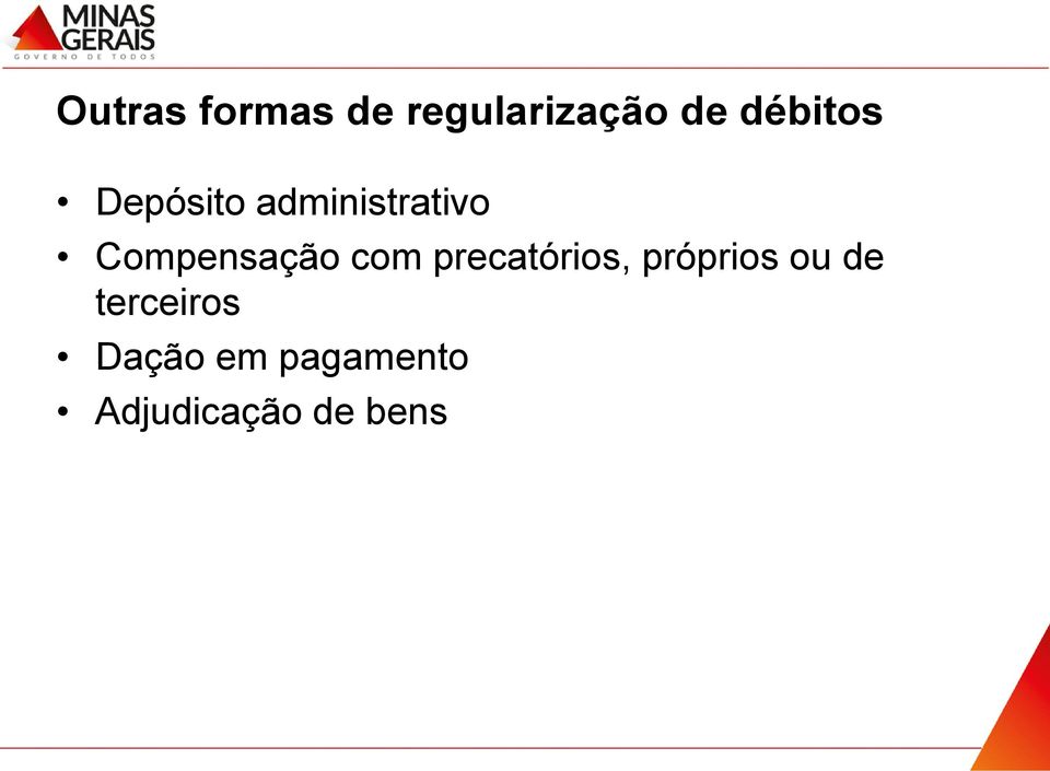 Compensação com precatórios, próprios