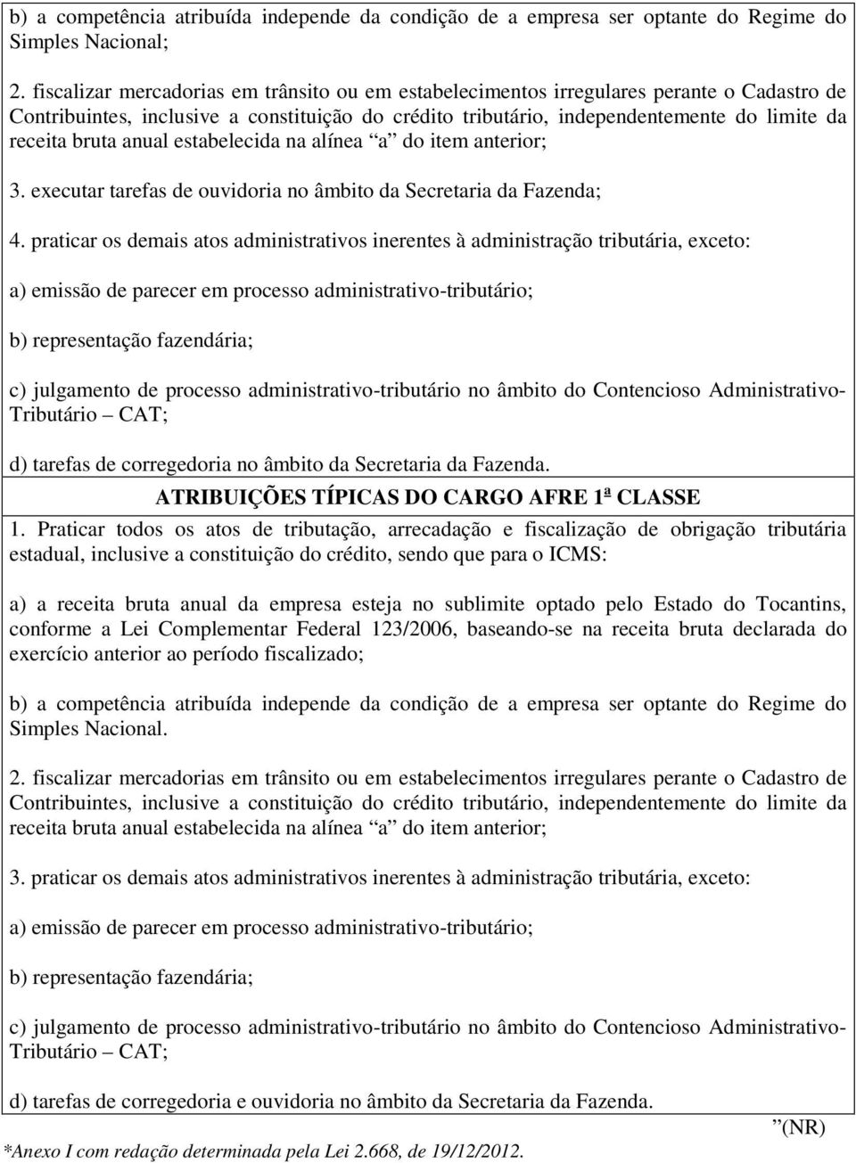 anual estabelecida na alínea a do item anterior; 3. executar tarefas de ouvidoria no âmbito da Secretaria da Fazenda; 4.