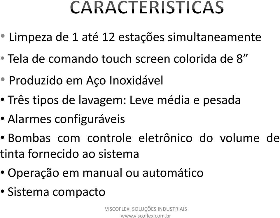 pesada Alarmes configuráveis Bombas com controle eletrônico do volume de