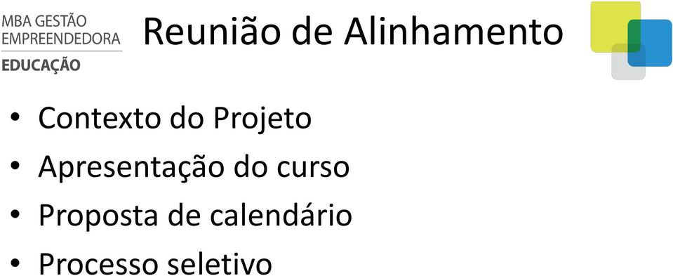 Apresentação do curso