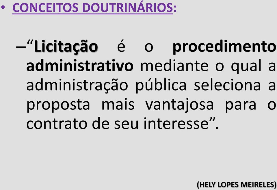 administração pública seleciona a proposta mais