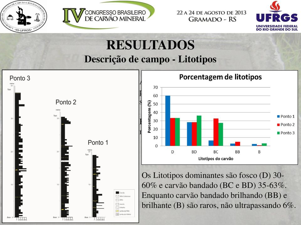 Há uma tendência de enriquecimento em matéria mineral para o topo da camada.