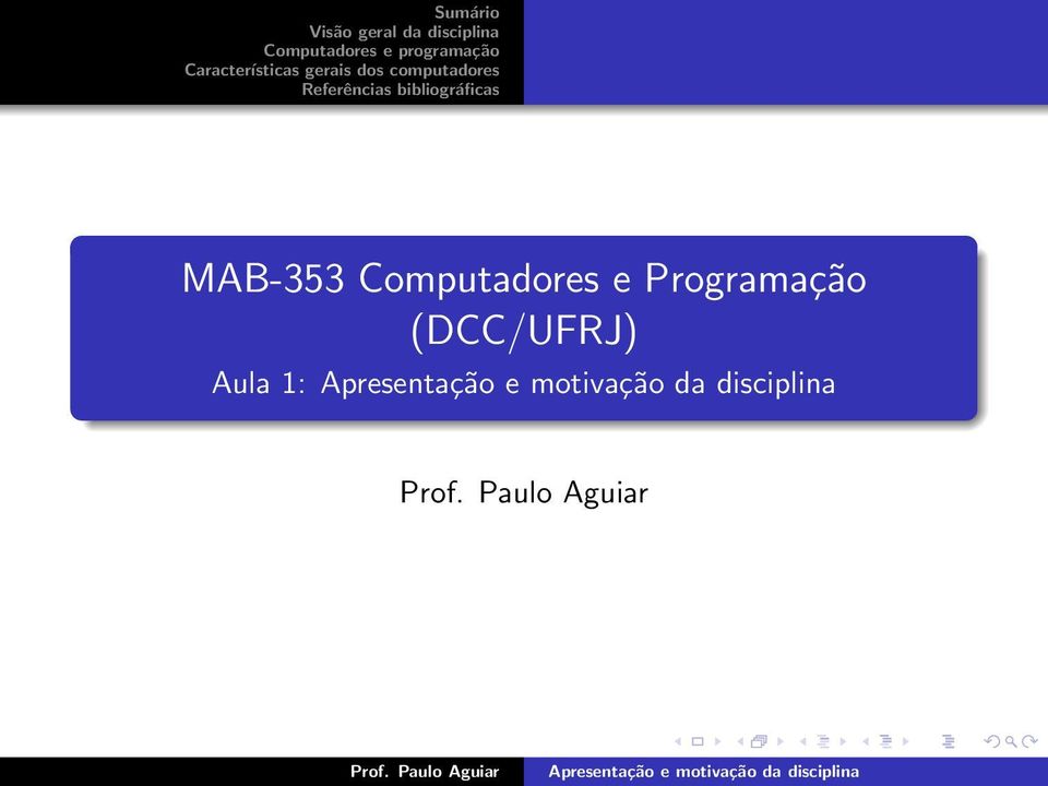 e Programação