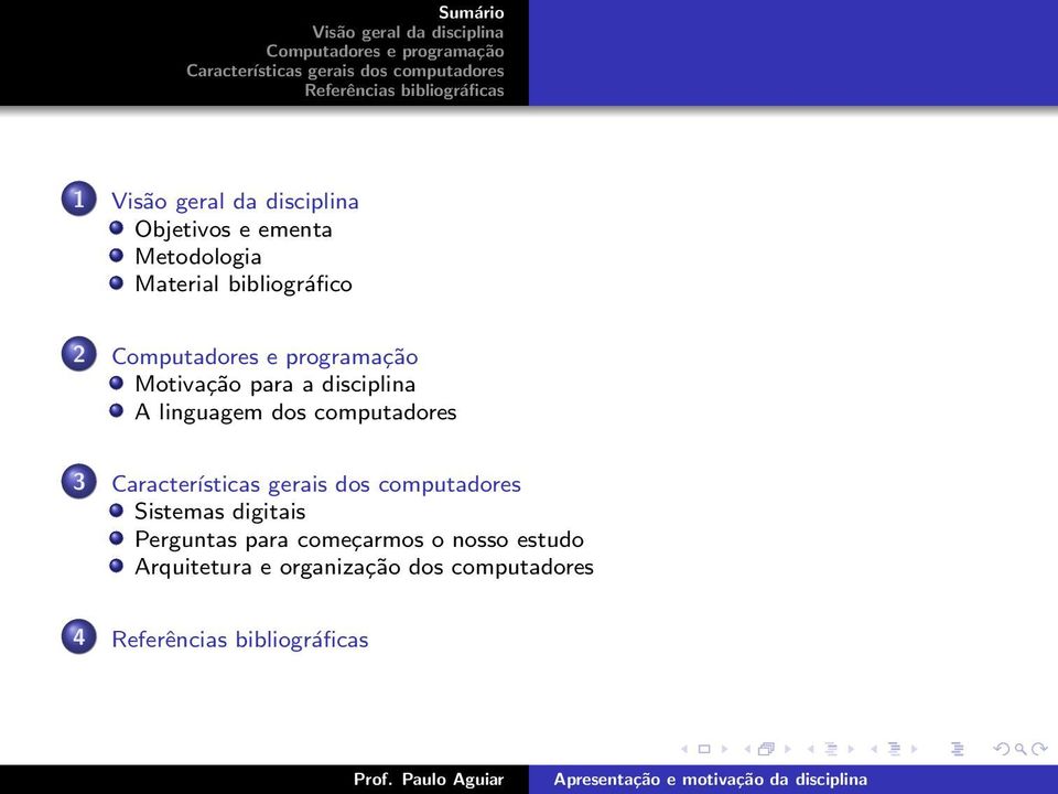 linguagem dos computadores 3 Sistemas digitais