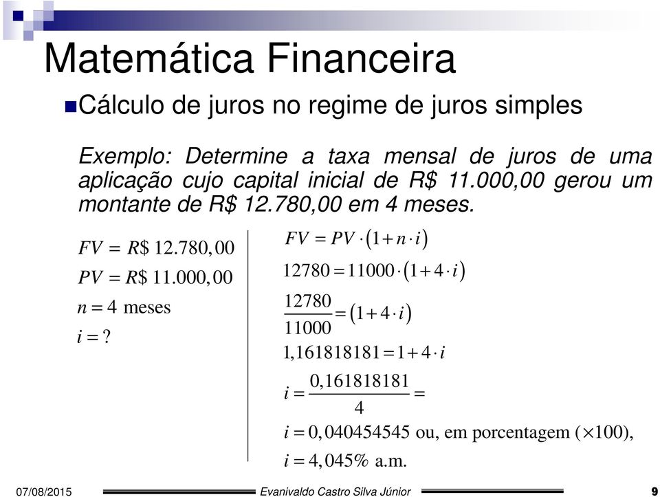 780,00 = R$ 11.