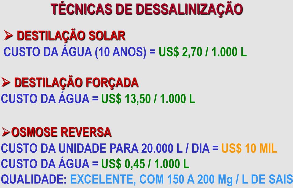 000 L OSMOSE REVERSA CUSTO DA UNIDADE PARA 20.