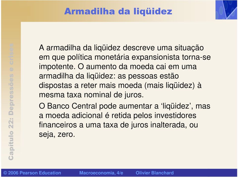 O aumento da moeda cai em uma armadilha da liqüidez: as pessoas estão dispostas a reter mais moeda (mais