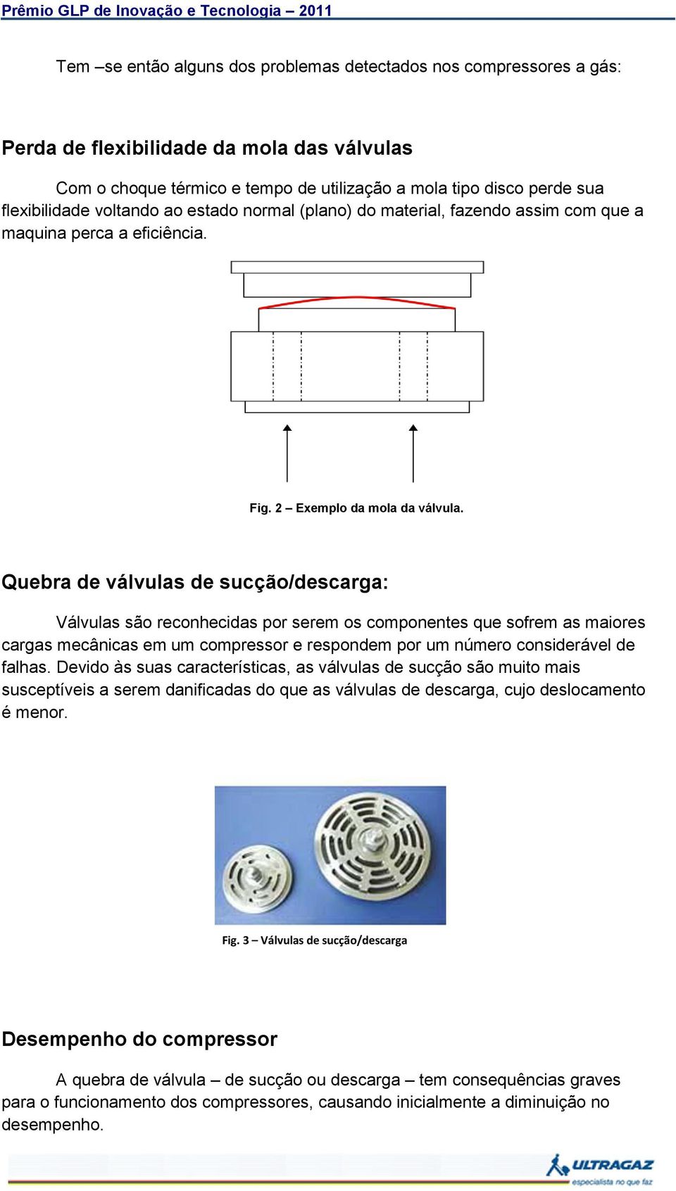 Quebra de válvulas de sucção/descarga: Válvulas são reconhecidas por serem os componentes que sofrem as maiores cargas mecânicas em um compressor e respondem por um número considerável de falhas.