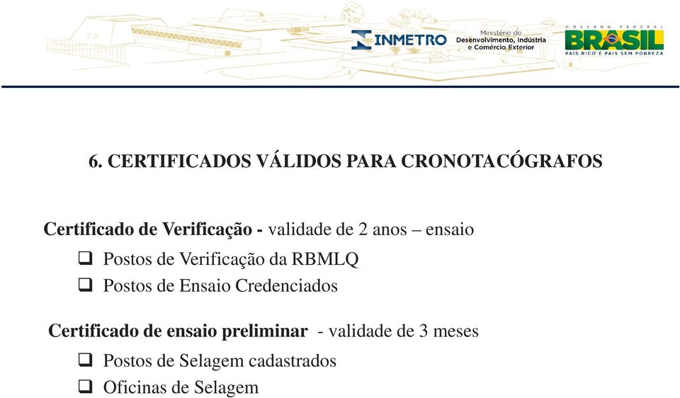 RBMLQ Postos de Ensaio Credenciados Certificado de ensaio