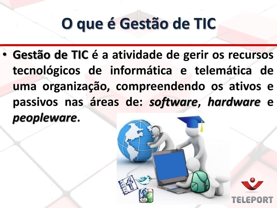 telemática de uma organização, compreendendo os