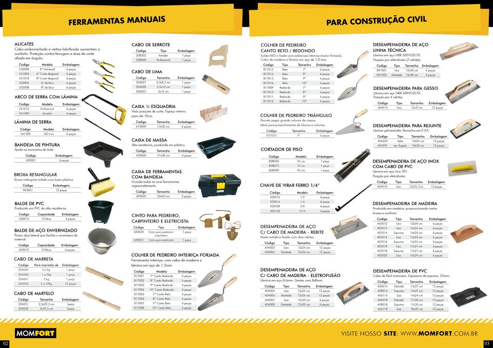 de pintura Ajuda na economia de tinta. Código Embalagem 420001 broxa retangular Broxa retângular tufada com base plástica.