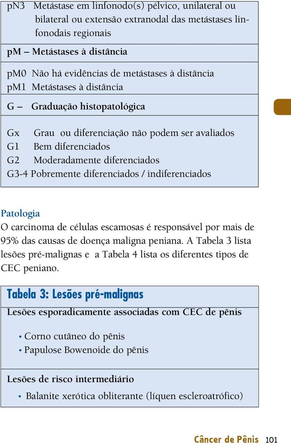 indiferenciados Patologia O carcinoma de células escamosas é responsável por mais de 95% das causas de doença maligna peniana.