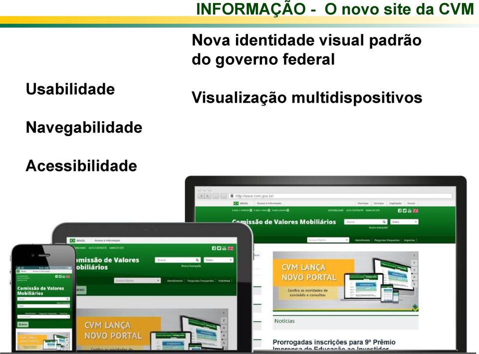 federal Usabilidade Visualização