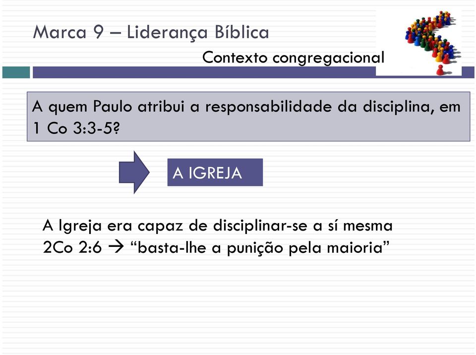 A IGREJA A I j d di i li í A Igreja era capaz de