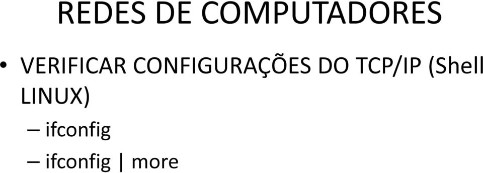 CONFIGURAÇÕES DO