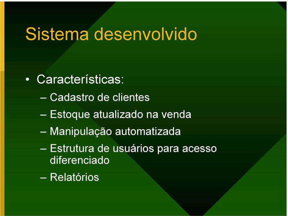 venda Manipulação automatizada Estrutura