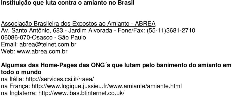 br Web: www.abrea.com.