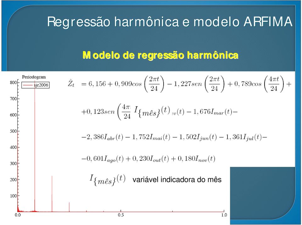 de regressão harmônica