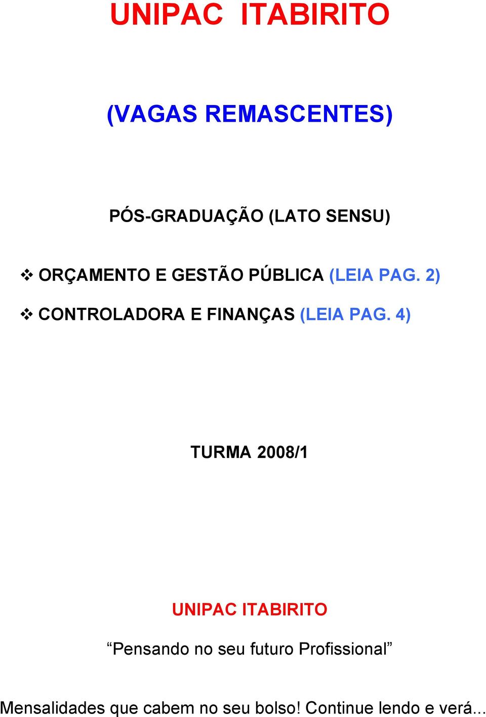 2) CONTROLADORA E FINANÇAS (LEIA PAG.
