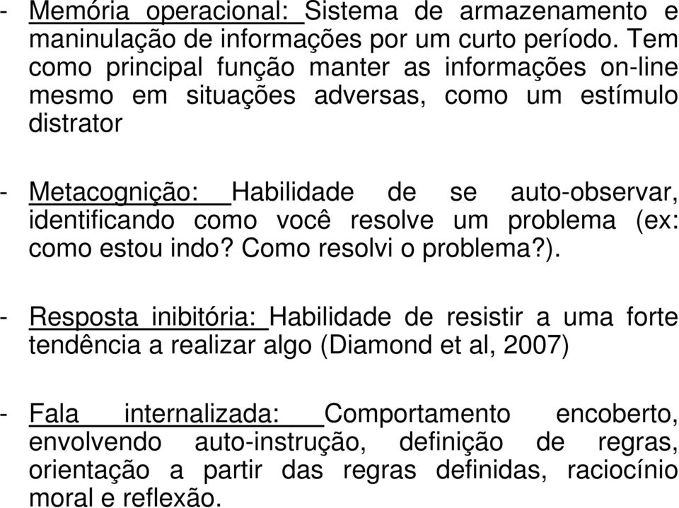 como estou indo? Como resolvi o problema?