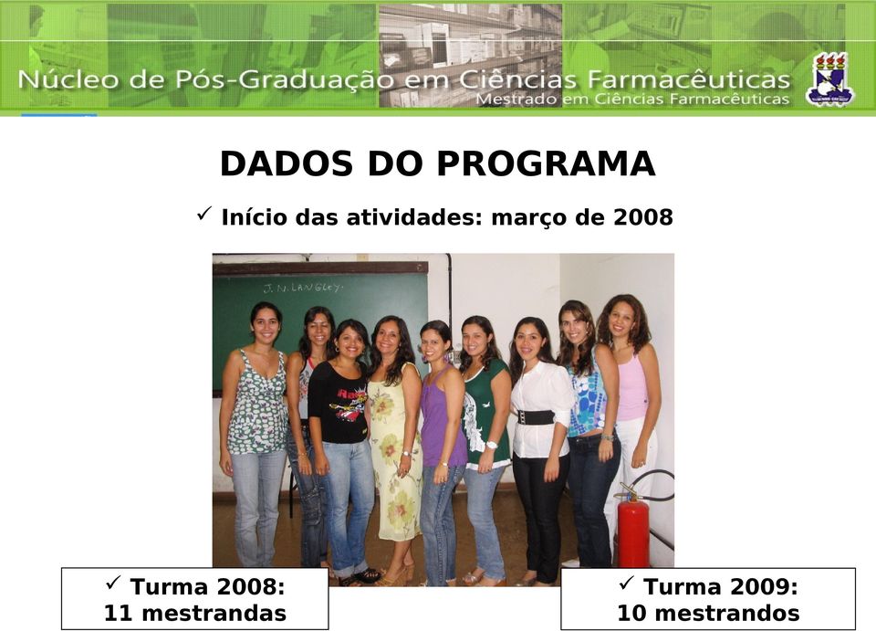 2008 Turma 2008: 11