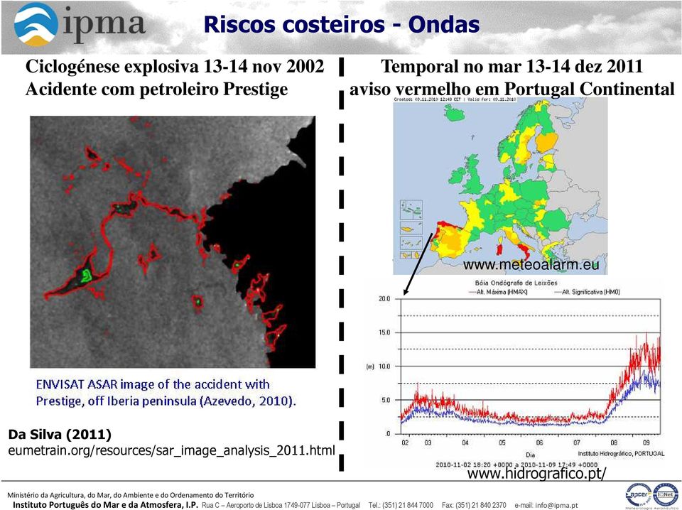 aviso vermelho em Portugal Continental www.meteoalarm.