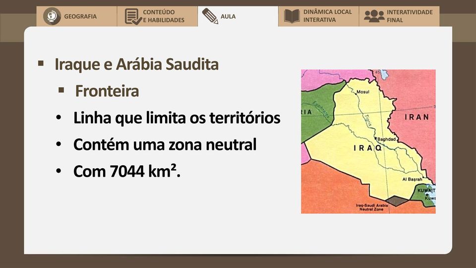 limita os territórios