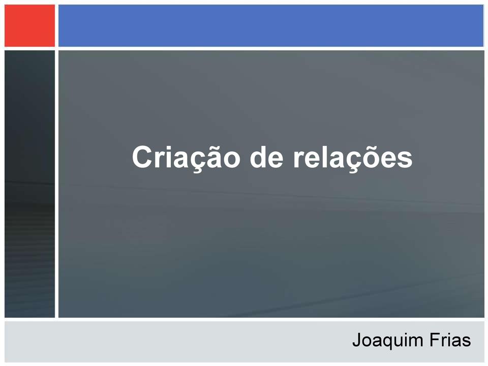 relações