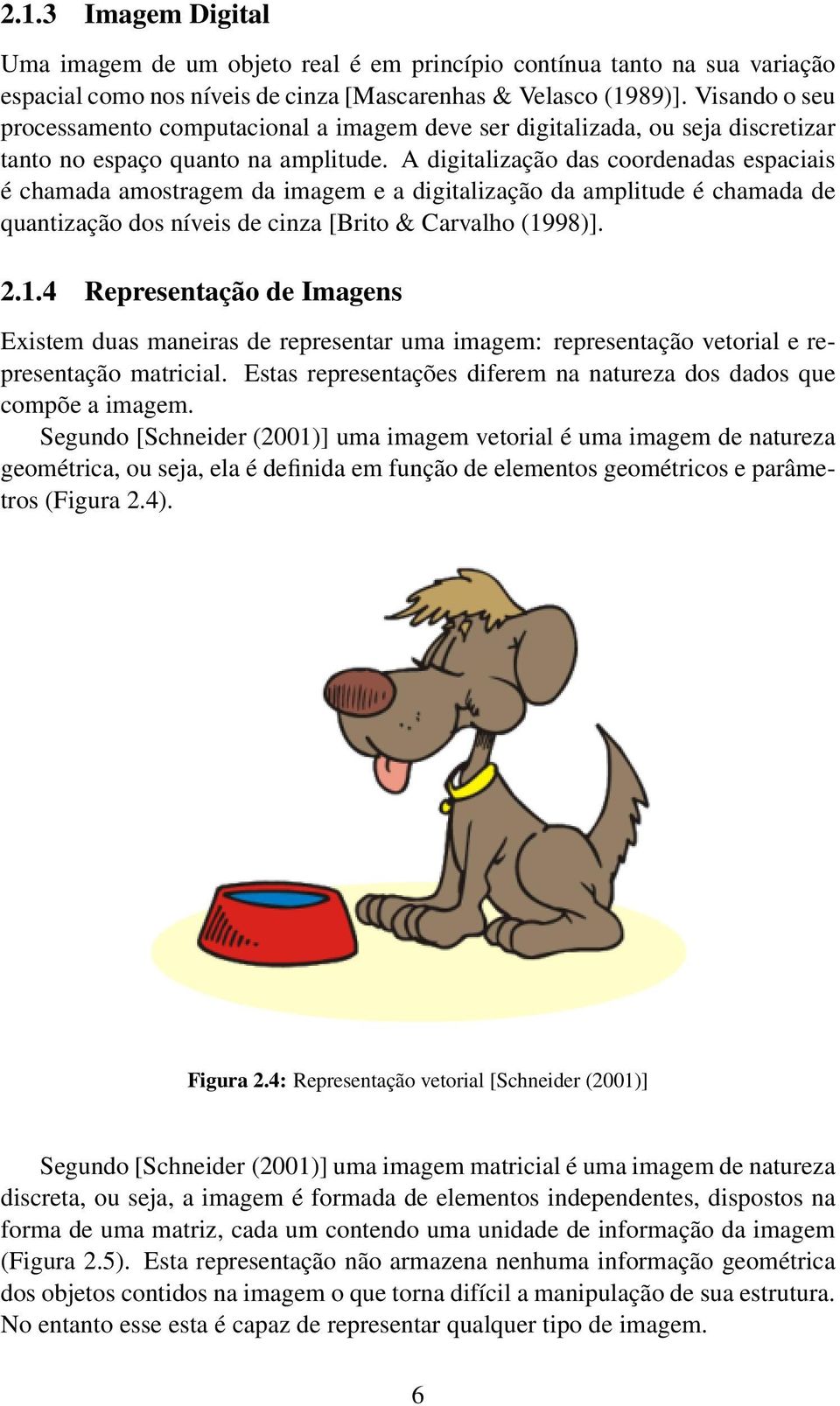 A digitalização das coordenadas espaciais é chamada amostragem da imagem e a digitalização da amplitude é chamada de quantização dos níveis de cinza [Brito & Carvalho (19