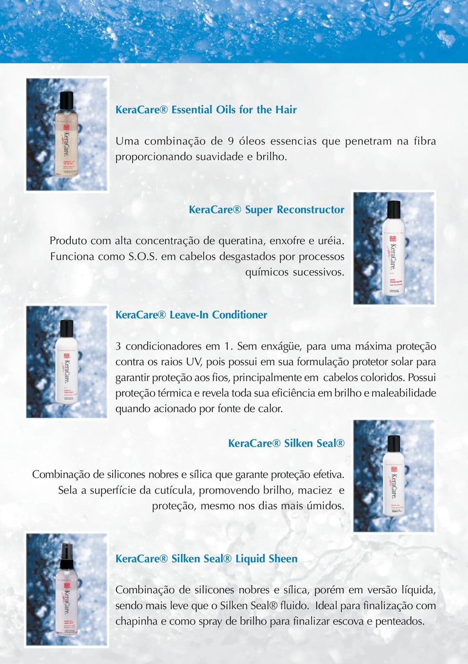 KeraCare Leave-In Conditioner 3 condicionadores em 1.