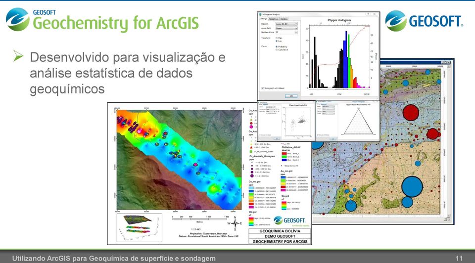 geoquímicos Utilizando ArcGIS