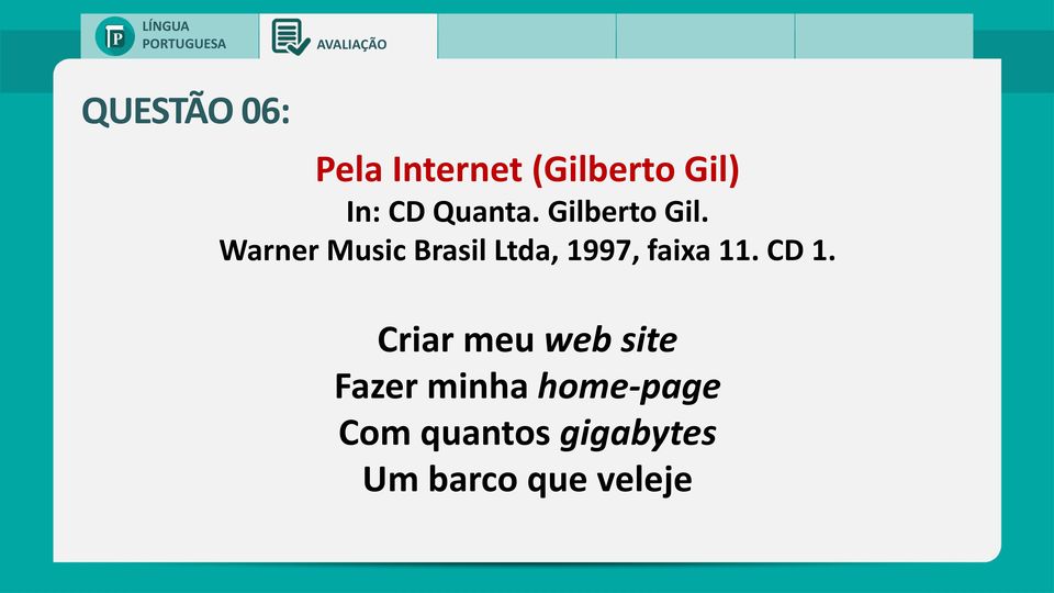 Warner Music Brasil Ltda, 1997, faixa 11. CD 1.