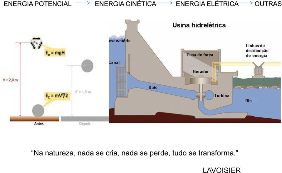 Na natureza, nada se cria, nada