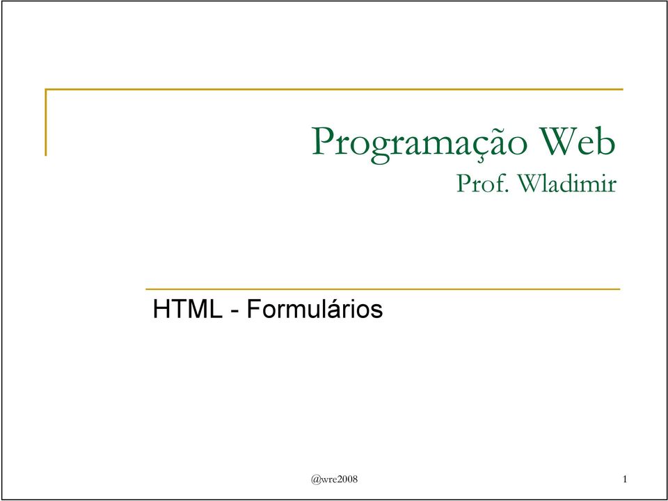 Wladimir HTML