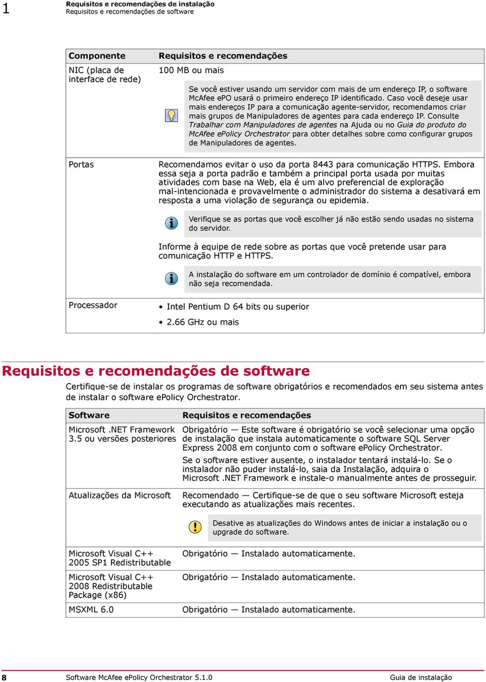 Caso você deseje usar mais endereços IP para a comunicação agente-servidor, recomendamos criar mais grupos de Manipuladores de agentes para cada endereço IP.