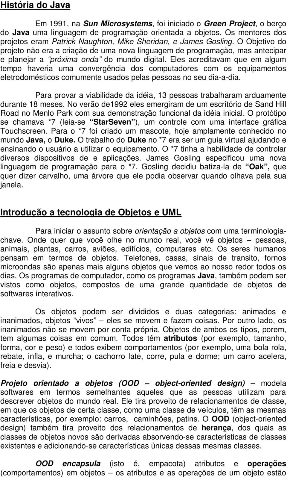 O Objetivo do projeto não era a criação de uma nova linguagem de programação, mas antecipar e planejar a próxima onda do mundo digital.