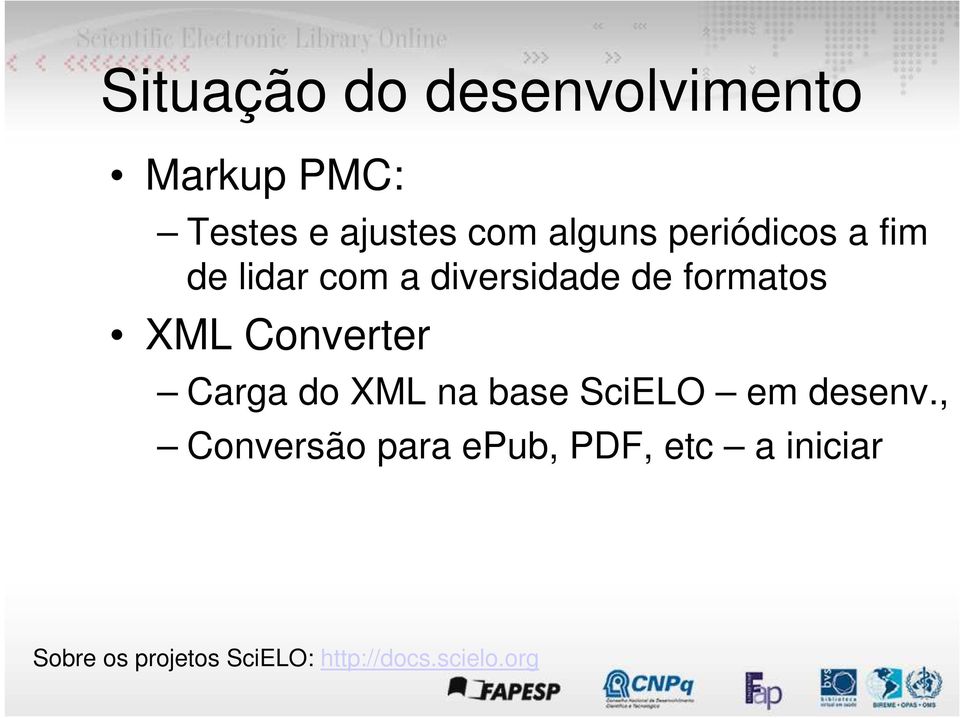 Converter Carga do XML na base SciELO em desenv.