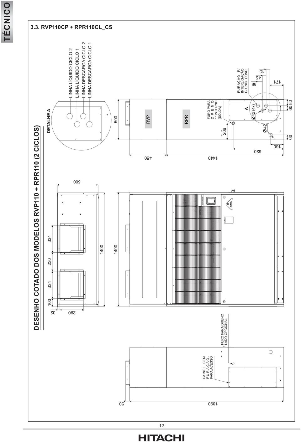 CICLO 1 FURAÇÃO P/ INTERLIGAÇÃO C/ UNID. COND.