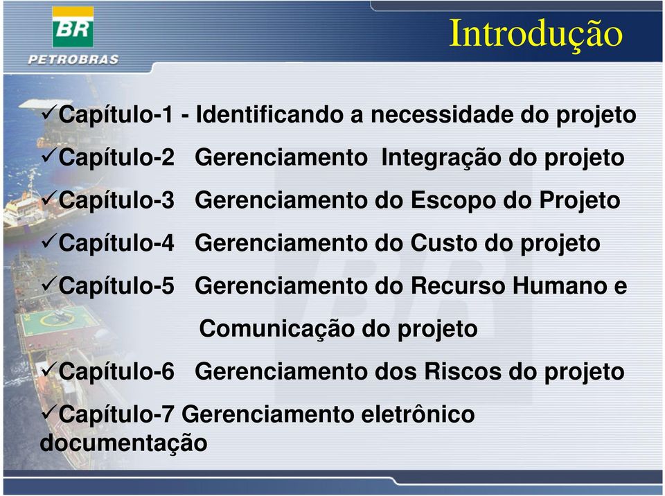 Gerenciamento do Custo do projeto Capítulo-5 Gerenciamento do Recurso Humano e Comunicação