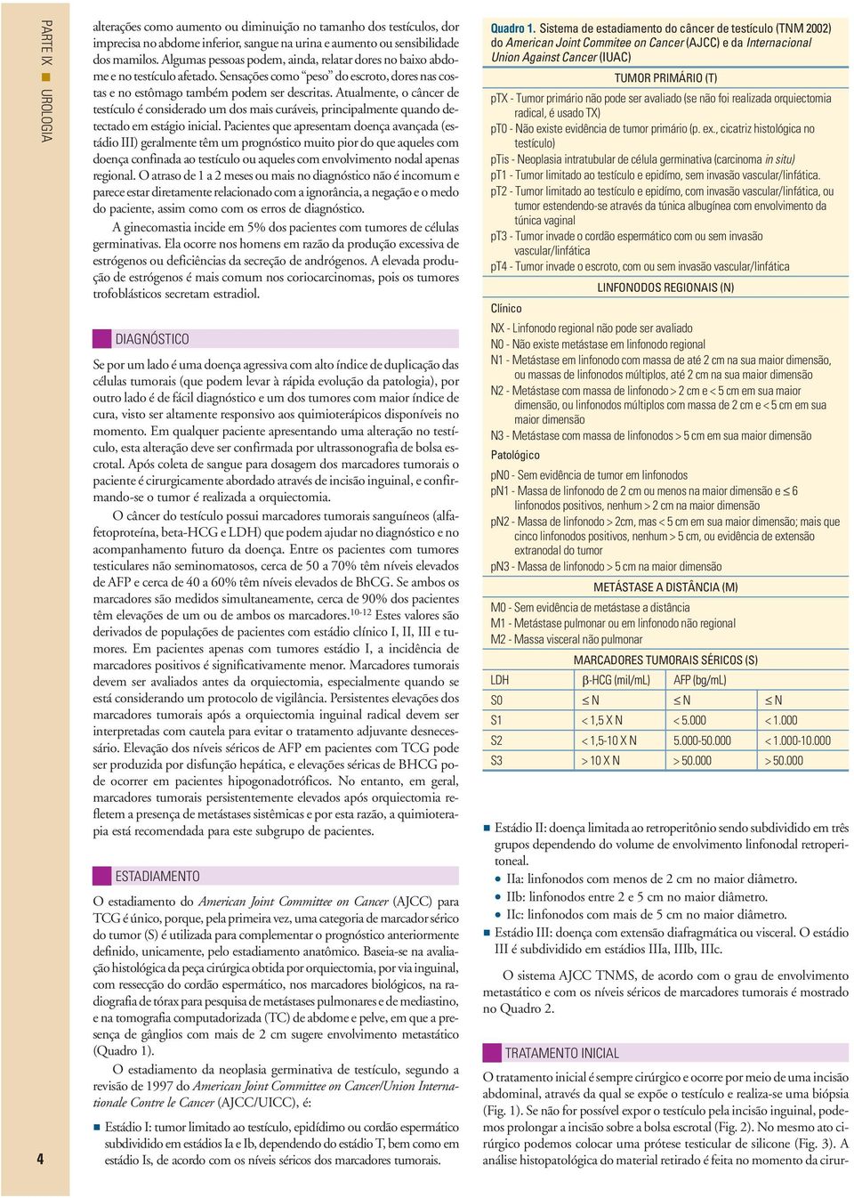 Atualmente, o câncer de testículo éconsideradoumdos mais curáveis,principalmentequandodetectado em estágio inicial.