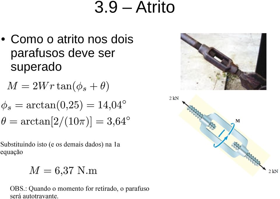 dados) na 1a equação OBS.