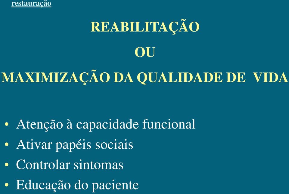 Atenção à capacidade funcional Ativar