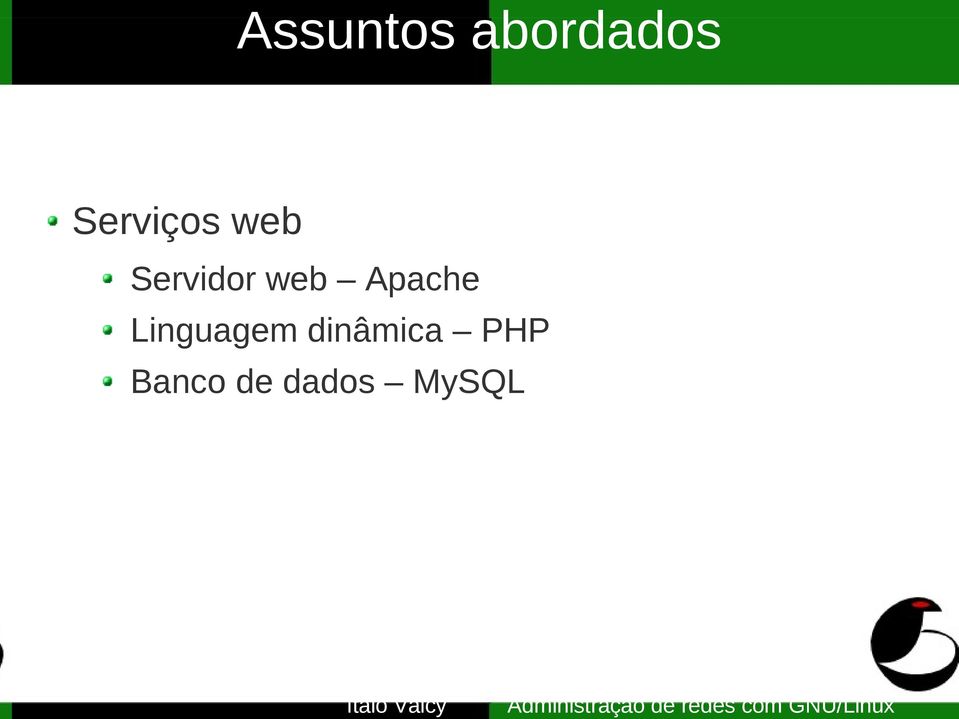 web Apache Linguagem