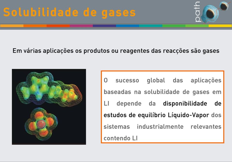 solubilidade de gases em LI depende da disponibilidade de estudos de