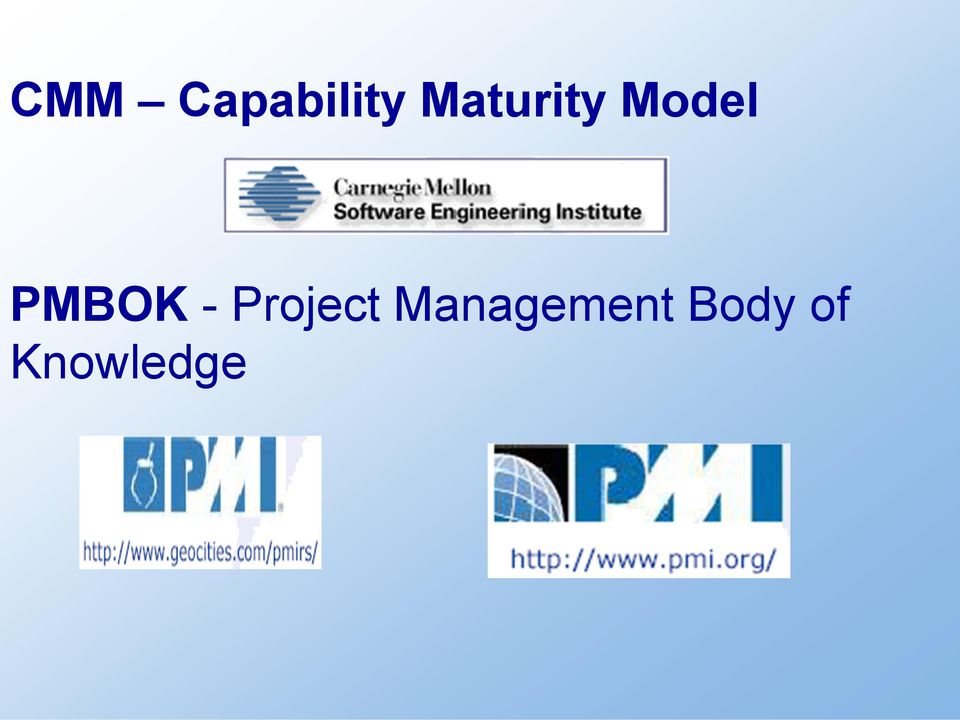 PMBOK - Project