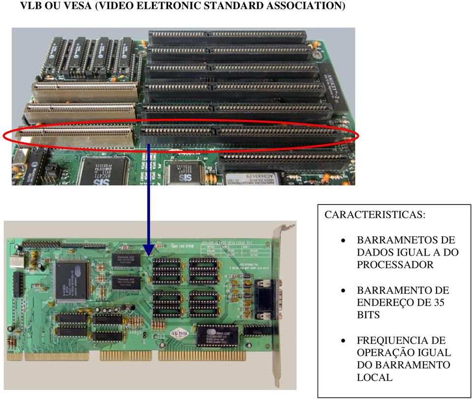 DADOS IGUAL A DO PROCESSADOR BARRAMENTO DE