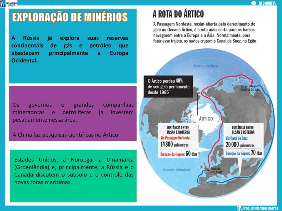 Os governos e grandes companhias mineradoras e petrolíferas já investem pesadamente nessa área.